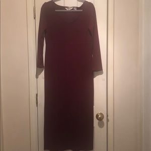 Vintage Eddie Bauer V-neck Maxi dress